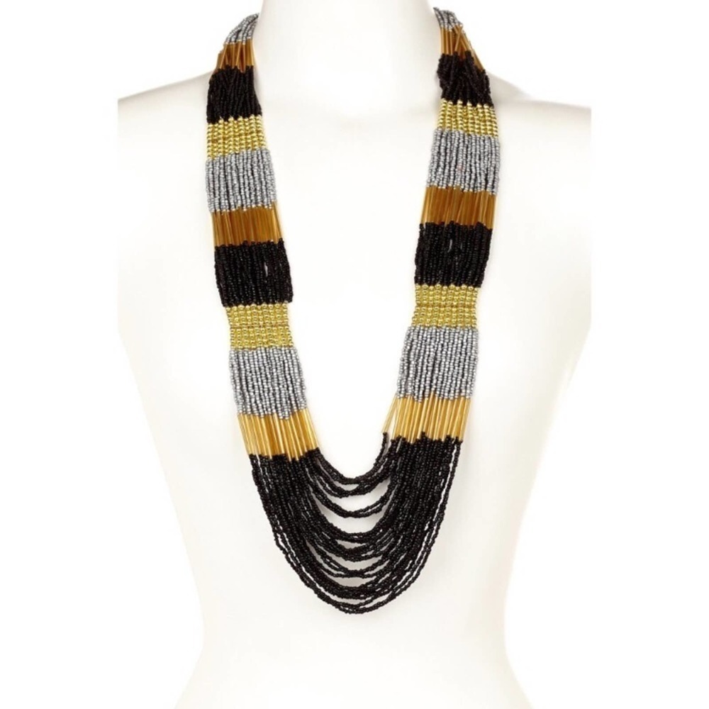 Beautiful Beaded Statement Necklace 38$